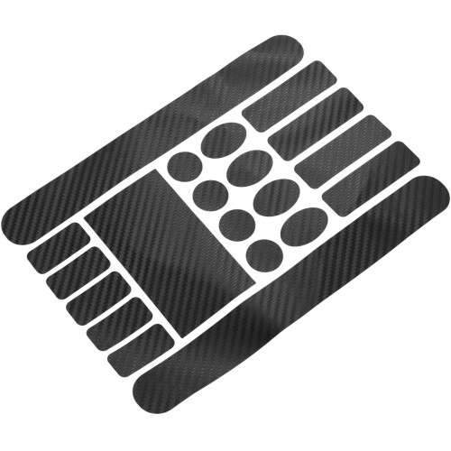 Protecție pentru lanțul de bicicletă, furcă, negru carbon 1