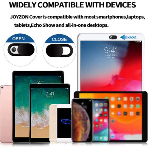 Pacote com 12 capas deslizantes para câmera de laptop 1