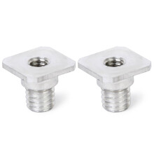 2x 1/4 hüvelykes - 3/8 hüvelykes anya-férfi átalakító csavaros adapter állványhoz