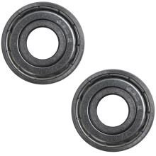 2X 6201Z Rillenkugellager, Metaal, 12 x 32 x 10 mm, abgedichtet