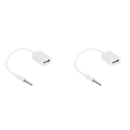 3,5mm samec AUX audio jack konvertorový kabel auto MP3
