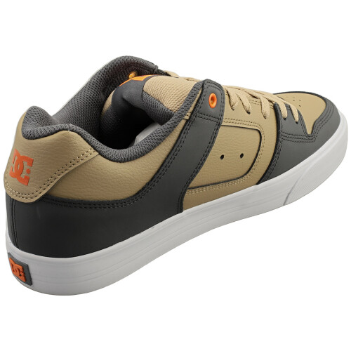 (UK 9, Grey/Tan/Orange) DC Shoes Mens Spray Graffik Trainers 1