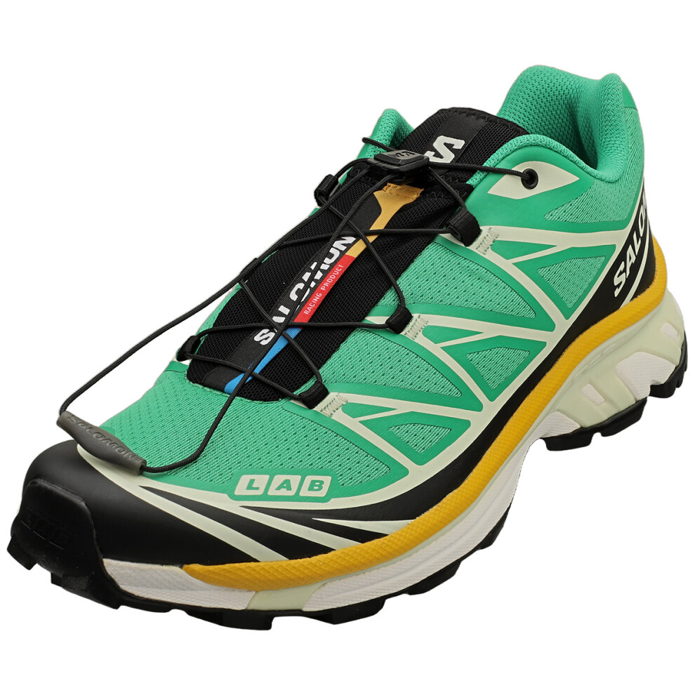 Salomon Xt-6 Unisex Fashion Trainers in Green Black - 11.5 UK