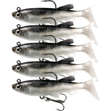 Fishing Lures for Bass, Fishing Jig Head Swim Shad Lure 5pcs-3.15inch