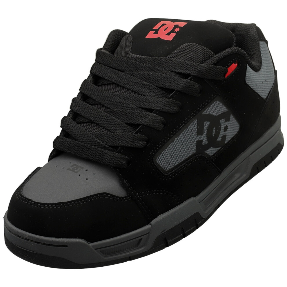Dc (9.5) Shoes Coiler Mens Skate Trainers In Black Grey