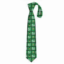 (Breaking Bad Pixel Art Pattern =6800) Men's Tie Printed Skinny Tie Fashion Cool Necktie for Men, Casual Gentleman Novelry Funny Suit  Neck Ties