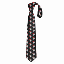 (Cute Santa Tooth Christmas Gift For Dentist Funny Dental Gift=4451) Men's Tie Printed Skinny Tie Fashion Cool Necktie for Men, Casual Gentleman Novelry Funny Suit  Neck Ties