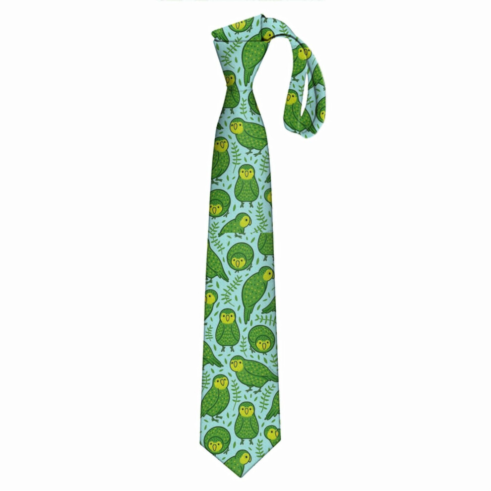 Bearlad (Kakapo=5401) Men's Tie Printed Skinny Tie Fashion Cool Necktie For Men, Casual Gentleman Novelry Funny Suit Neck Ties