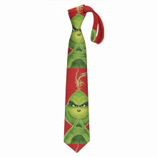 (How The Grinch Stole Christmas=1938) Men's Tie Printed Skinny Tie Fashion Cool Necktie for Men, Casual Gentleman Novelry Funny Suit  Neck Ties
