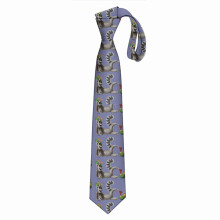 (King Julien=12046) Men's Tie Printed Skinny Tie Fashion Cool Necktie for Men, Casual Gentleman Novelry Funny Suit  Neck Ties