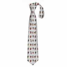 (Rupert Bear And Friends=13032) Men's Tie Printed Skinny Tie Fashion Cool Necktie for Men, Casual Gentleman Novelry Funny Suit  Neck Ties