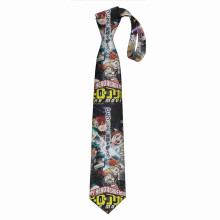 (My Hero Academia=9149) Men's Tie Printed Skinny Tie Fashion Cool Necktie for Men, Casual Gentleman Novelry Funny Suit  Neck Ties