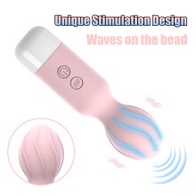 Rechargeable 10-Speed Clitoris G-Spot Vibrator Wand for Women