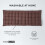 Homescapes (Two Seater, Chocolate) Bench Cushion 7