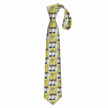 (SpongeBob SquarePants Drawing=5630) Men's Tie Printed Skinny Tie Fashion Cool Necktie for Men, Casual Gentleman Novelry Funny Suit Neck Ties