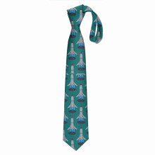 (Thunderbird 1 Thunderbirds TV Original Series Scott Tracy=14988) Men's Tie Printed Skinny Tie Fashion Cool Necktie for Men, Casual Gentleman Novelry Funny Suit Neck Ties