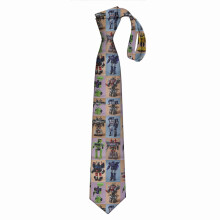 (Transformers G1 S1 Collage=9224) Men's Tie Printed Skinny Tie Fashion Cool Necktie for Men, Casual Gentleman Novelry Funny Suit Neck Ties