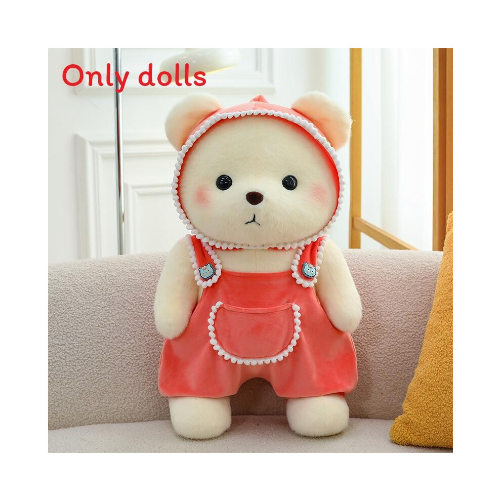 (Pink ,55cm)Jolie peluche contes de nounours poupée portant des vêtements de bébé design pour bébé cadeau sommeil