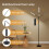 ELECWISH LED Floor Lamp Adjustable 3 Color Reading Light with Remote Control UK 4