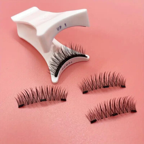 Set of 4 Magnetic False Eyelashes | Reusable, No Adhesive Required 1
