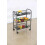 3 Tier Storage Cart Metal Kitchen Trolley on Wheels 2