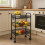 3 Tier Storage Cart Metal Kitchen Trolley on Wheels 4
