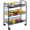 3 Tier Storage Cart Metal Kitchen Trolley on Wheels 1