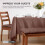Homescapes (Two Seater, Chocolate) Bench Cushion 8