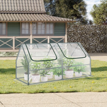 4 x 2 x 2 ft Mini Greenhouse with 2 Zipper Doors