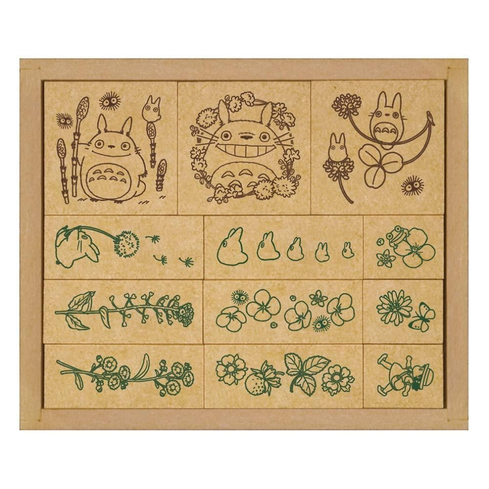 Ghibli My Neighbor Totoro Stamp Set - Floral Stamps Spring/summer Soh-007