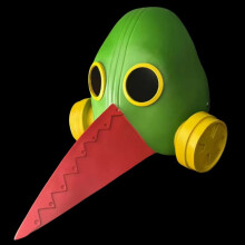 (Green)Motosierra Hombre Violencia Demonio Horror Mascarilla Resina Para Navidad Y Halloween