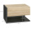 Homcom HOMCOM Modern Bedside Table Set of 2 with Drawer and Shelf 2