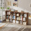Homcom HOMCOM 9 Cube Storage Cupboard Bookcase Bookshelf Home Office, Rustic Brown 9