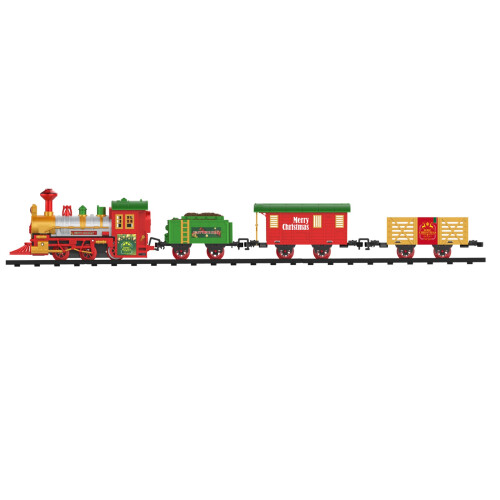 Gr8 Home Deluxe Train Set Around Christmas Tree Track Toy Lights Musical Party 1