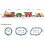 Gr8 Home Deluxe Train Set Around Christmas Tree Track Toy Lights Musical Party 4