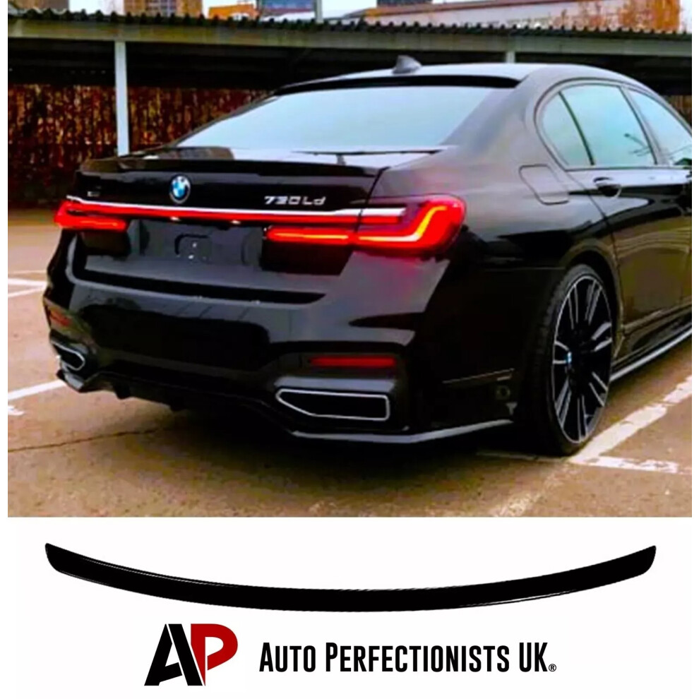 For Bmw 7 Series G11 G12 Boot Spoiler Lip Wing M Performance 15-22 Black 5061072661051