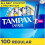 Tampax Pearl Tampons Regular Absorbency, with Leakguard Braid 1