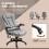 Vinsetto Vinsetto Office Chair w/ Heating Massage Points and Lumbar Support Grey 8