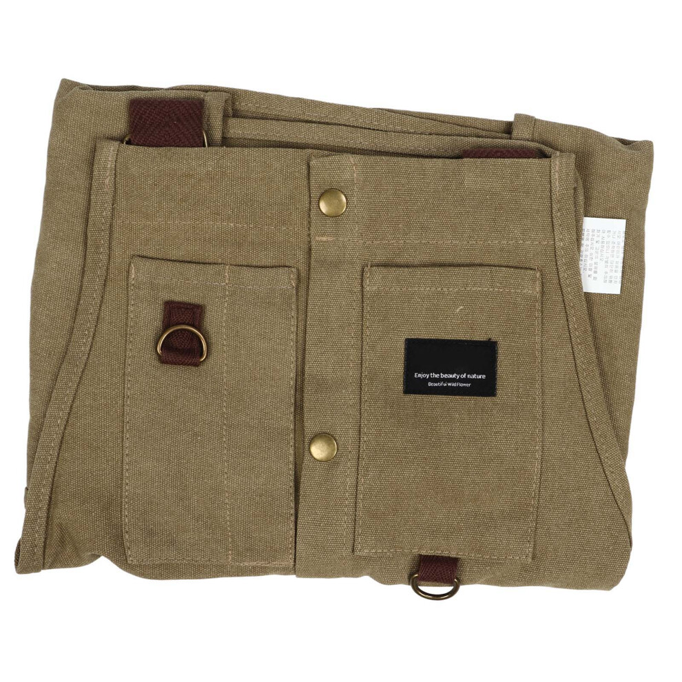 Camping Apron Vest Multifunctional Adjustable Reinforced Edges Casual Vest for Outdoor Fishing Photography Khaki-image-OPC-PHTSMPR-NEW