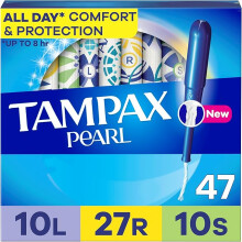 Tampax Pearl Tampons Multipack, Light/Regular/Super Absorbency