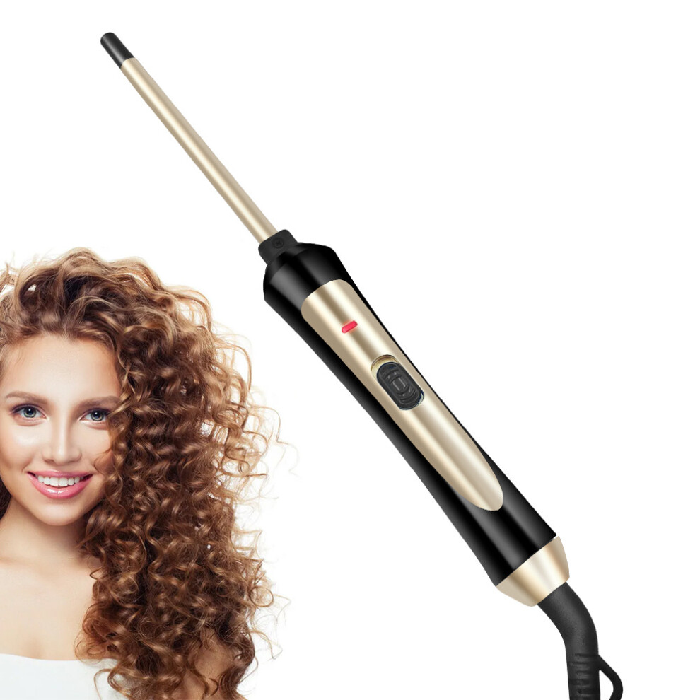 Curling Wand 9mm Thin Hair Curl Iron Ceramic Barrel Curler