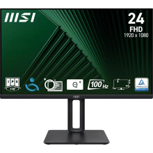 MSI PRO MP245PG 24 Inch Full HD Monitor 100Hz, Built-in Speakers Eye Comfort Design