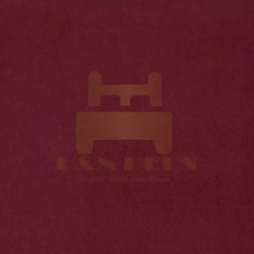 (Maroon Plush, Double 4ft6") Plush 54" Chesterfield Headboard for Divan Bed