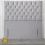 (Beige Plush, Super King 6ft) Plush 54" Chesterfield Headboard for Divan Bed 3