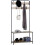 Clothes Hat Coat Rack with Shoe Storage Bench 7 Hooks Hanging 1