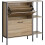 Shoe Rack Shoe Storage Cabinet Stand MDF Wooden Cupboard Unit 2 Drawer 3