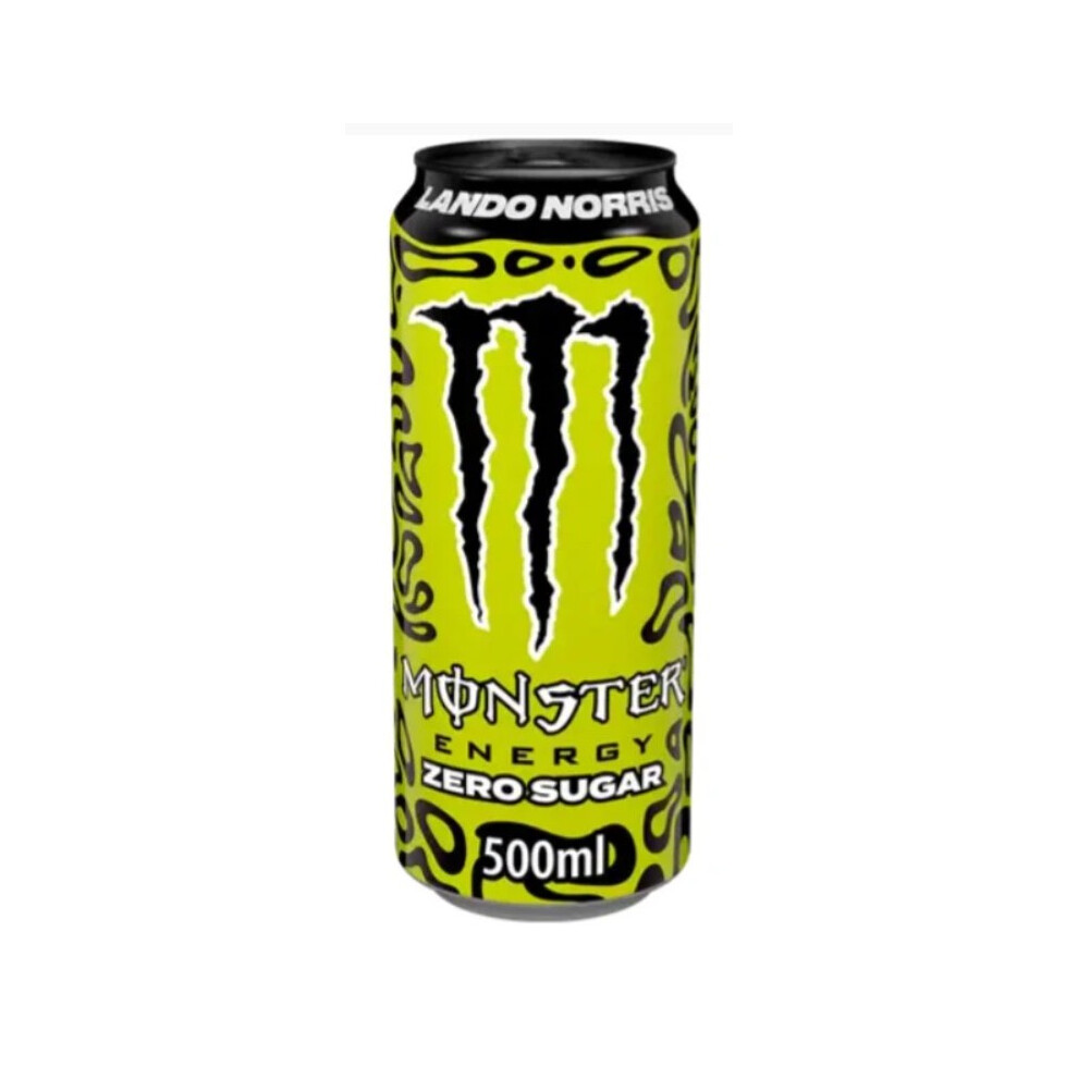 Kidzbuzz Monster Energy Drink Lando Norris Zero Sugar 500Ml (Pack Of 12)