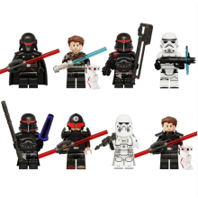 8PCS Star Wars Toys Flametrooer Heavy Assault Trooper Action Mini Figures Fit Lego children Toy