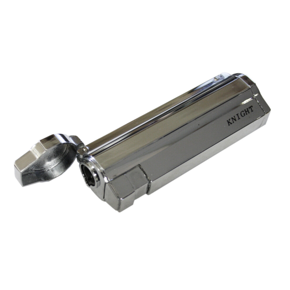 Knight Turbo Gas Lighter With Cigar Punch