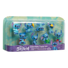 Capsule Magiche - Set Figurine Collezionabili Stitch, 8 Esclusive Figurine Disney, Diverse Pose e Accessori